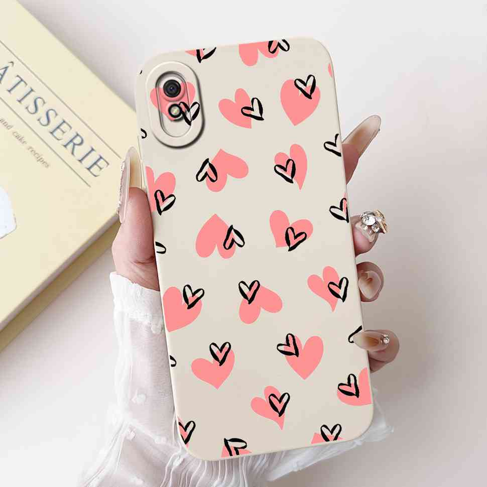 New For Redmi 9A M2006C3LG Case Fashion Girl Bow Rose Soft Silicone Cover For Xiaomi Redmi 9AT 9 A 6.53" Shockproof Phone Casing
