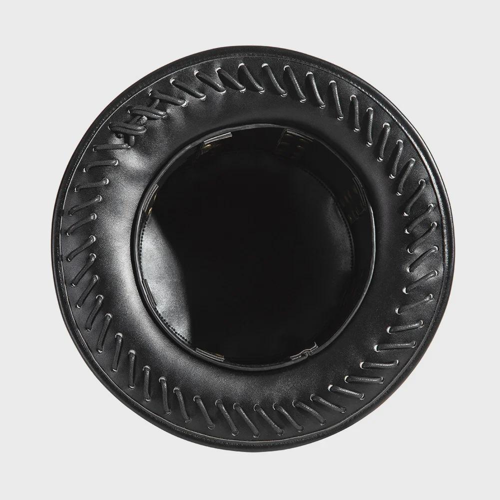 Унисекс шляпа панка чумного доктора на Хэллоуин - волшебная шляпа из ПУ в европейском/американском стиле для костюмов и танцевальных аксессуаров