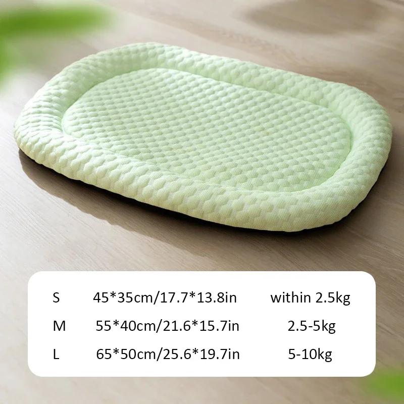 Dog Cooling Bed Mat Spring Summer Universal Soft Non-slip Breathable Pet Sleeping Mat for Small Medium Big Dogs Pet Accessories