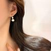 Irregular Pearl Earrings French Retro Hong Kong Style Elegant Earrings Simple and Generous New Style for Women