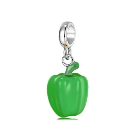 Classic Fashion Copper Red Pepper And Colorful Lantern Pepper Charm Pendant Fit For Original Bracelet Diy Women'S Jewelry