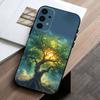 Чехол для мобильного телефона W-World L-Life Tree для Samsung Galaxy A73, A72, A71, A70, A53, A52, A51, Другие Мягкий черный чехол