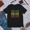 Унисекс футболка для концерта Rasta Fade One Love Подарок для любителей регги