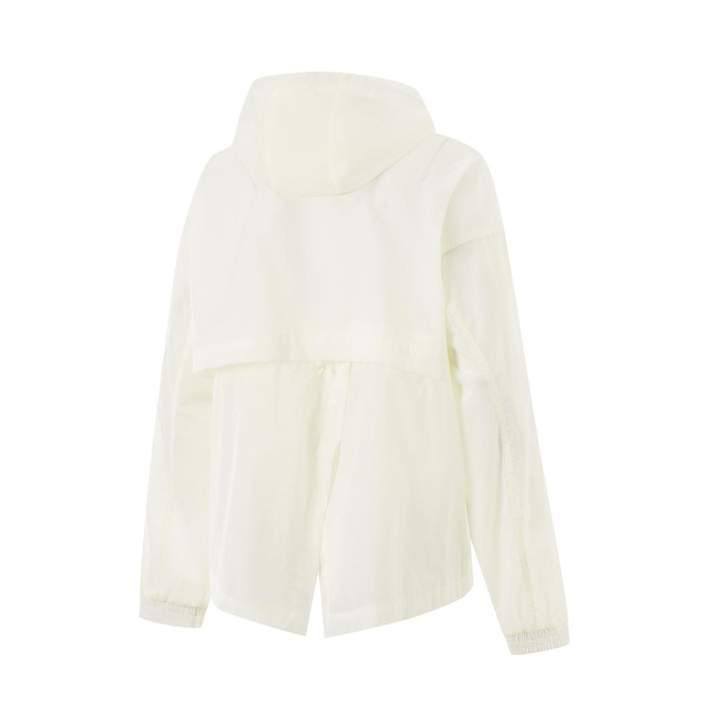 Li-Ning Comfortable Versatile Hooded UV Protection Sun Protection Clothing Women Outerwear Off-White AFDU896-1