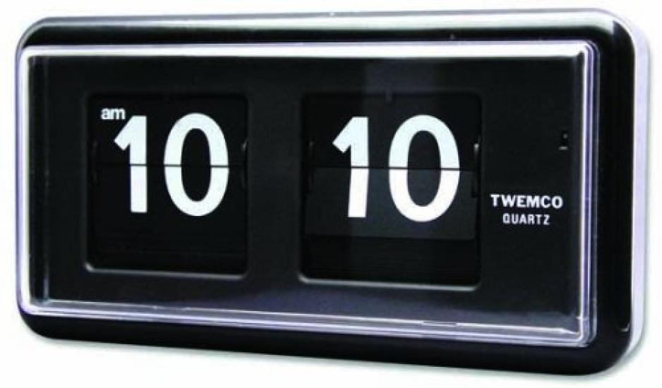 Настенные часы TWEMCO черные QT-30