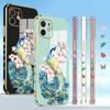 Красочные узоры печати с квадратными краями и узором корпуса с покрытием корпуса телефона Роскошное покрытие Мягкий чехол для телефона для Huawei Honor Xiaomi Redmi