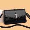 Модная простая маленькая сумочка для мам среднего возраста, высококачественная мягкая женская сумка через плечо из искусственной кожи Sense, большая вместимость, горизонтальная квадратная женская сумка-мессенджер