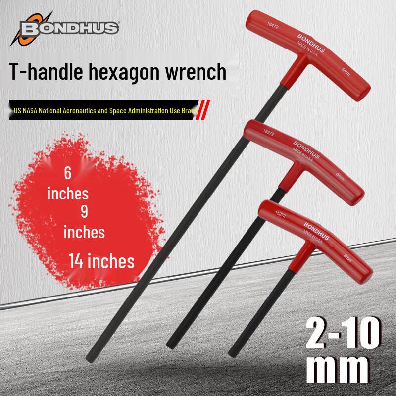 BONDHUS T-Handle Hex Wrench