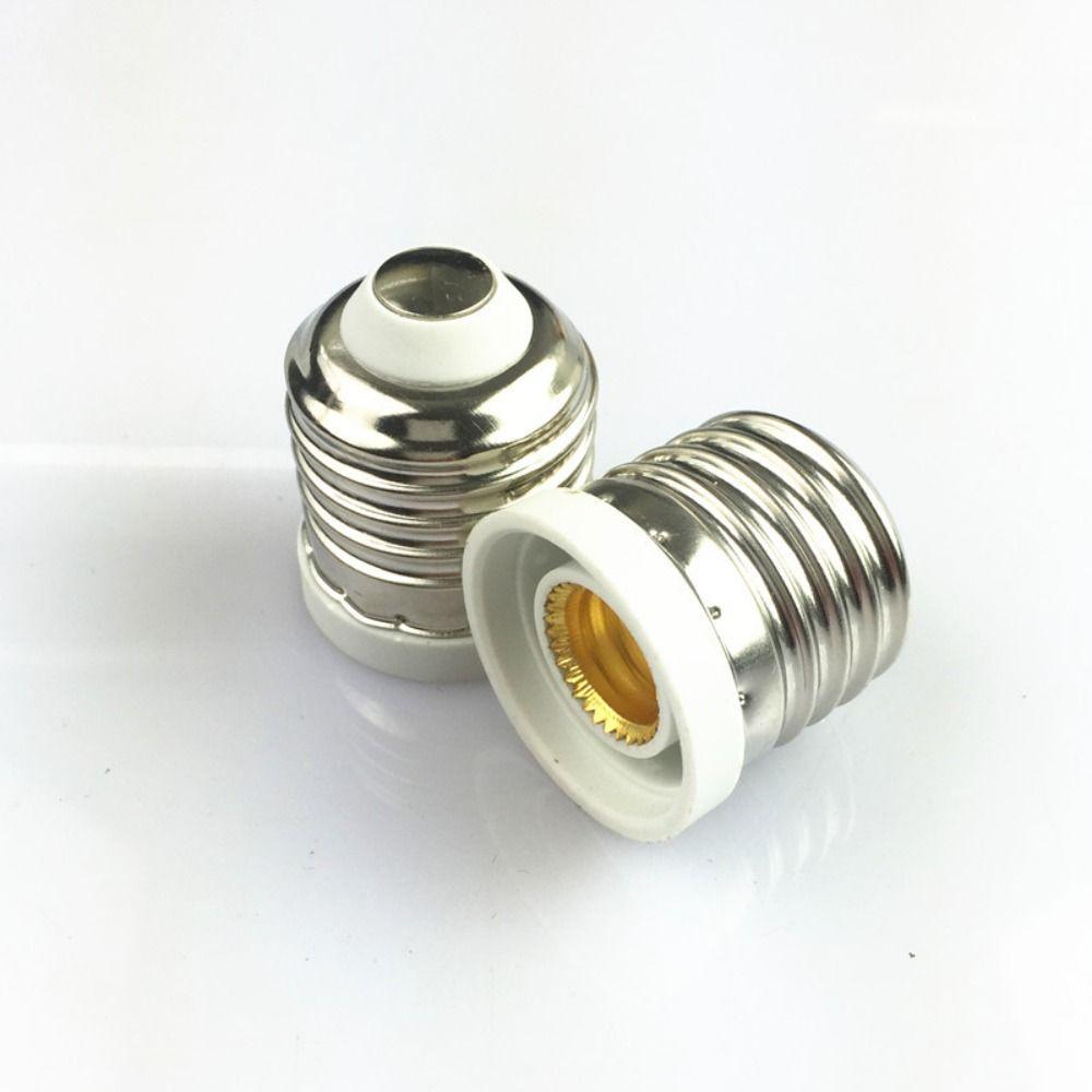 Plastic Light Bulb Socket Adapter Metal Converter E27 To E12 Lamp Base LED Bulb Lamp Light