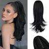 Synthetic Claw Ponytail Long Wave Ponytail Extensions Natural Thick Ponytail For Women Daily Wear