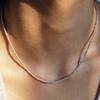 OURPIERRE FLASH NECKLACE SILVER