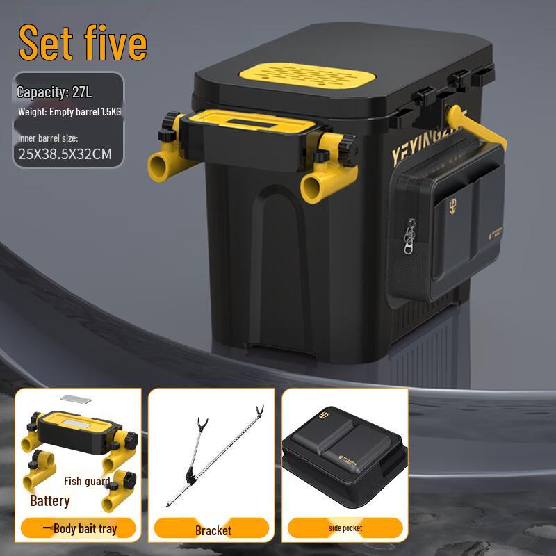 Campers Multi-functional Sit-on Fishing Box