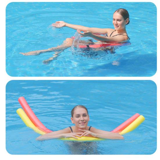 Foam Pool Noodles Hollow Swim Noodles Floating Foam Tube Pool Toy for Floating Training Craft Projects