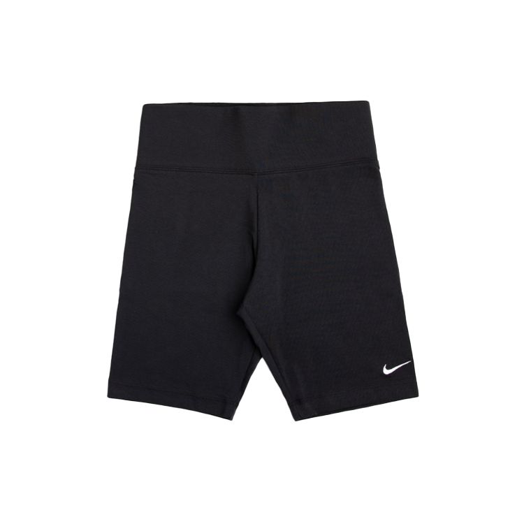 Nike Leg-A-See Маленький Вышитый Swoosh Спорт Йога Велоспорт Фитнес Обтягивающие Шорты Женские Шорты Черный CJ2661-010