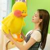 Cute Duck Plush Toy Large Soft Stuffed Animal for Hugging Comforting Sleep Pillow Gift for Kids And Adults