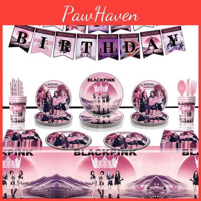 Украшения для вечеринки в стиле Blackpink Милые и стильные товары для вечеринки