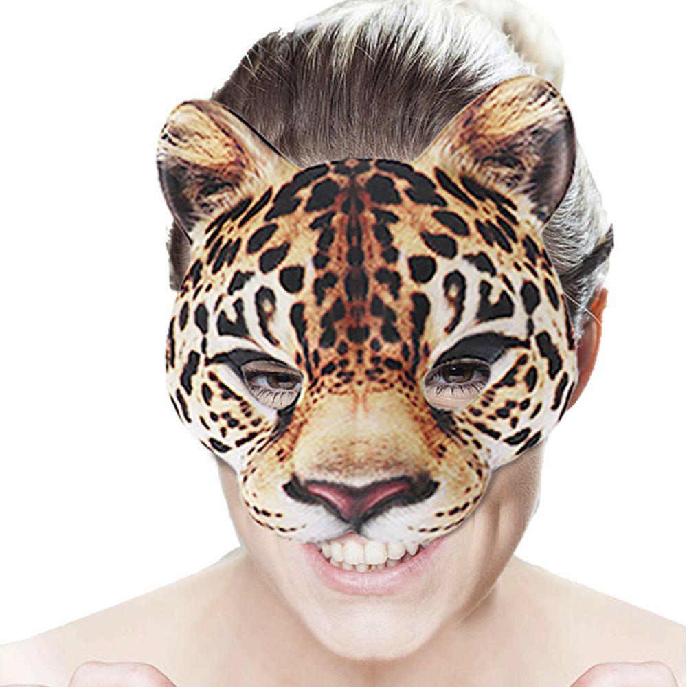 Leopard Animal Pattern For Dance Leopard Mask Masquerade Cosplay Props Halloween Decoration Mask
