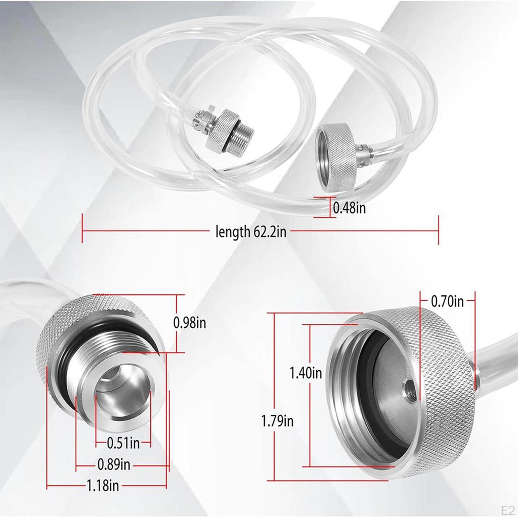 Комплект адаптеров для шланга для заливки масла в коробку передач с соединителем, простой в использовании, удобный, легкий, 150 см