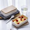Microwave Double Layer Lunch Box 1200ml Wooden Salad Bento Box BPA Free Portable Container Box Workers Student