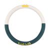 Car Steering Wheel Cover for All Seasons, Cute Cartoon Style for Men and Women, Popular D-Shaped Anti-Slip and Sweat-Absorbent Summer Handlebar Cover