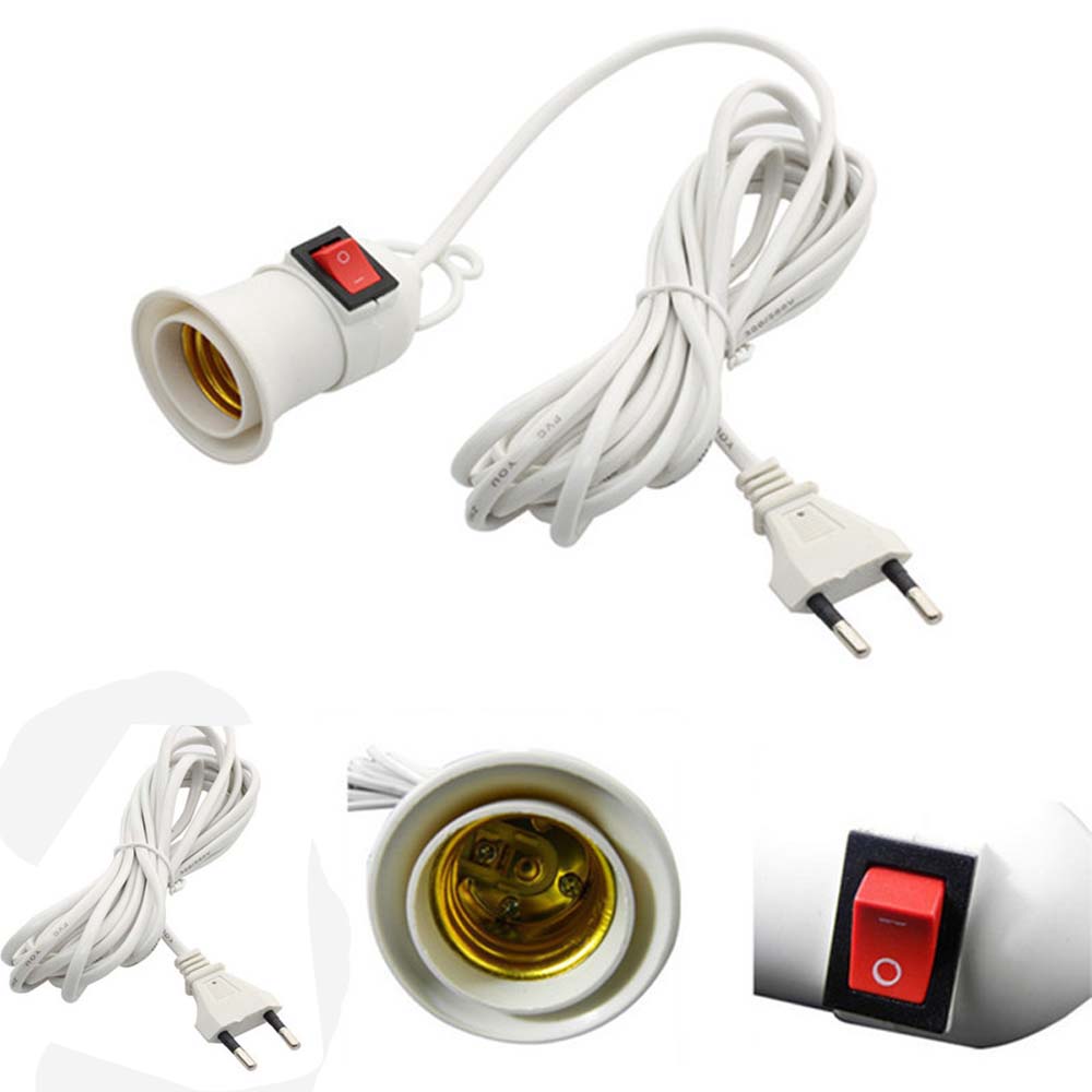 Выключатель Приспособление Лампа Подвесной светильник Преобразователь Держатель вилки Основания ламп Адаптер лампы Розетка для лампы