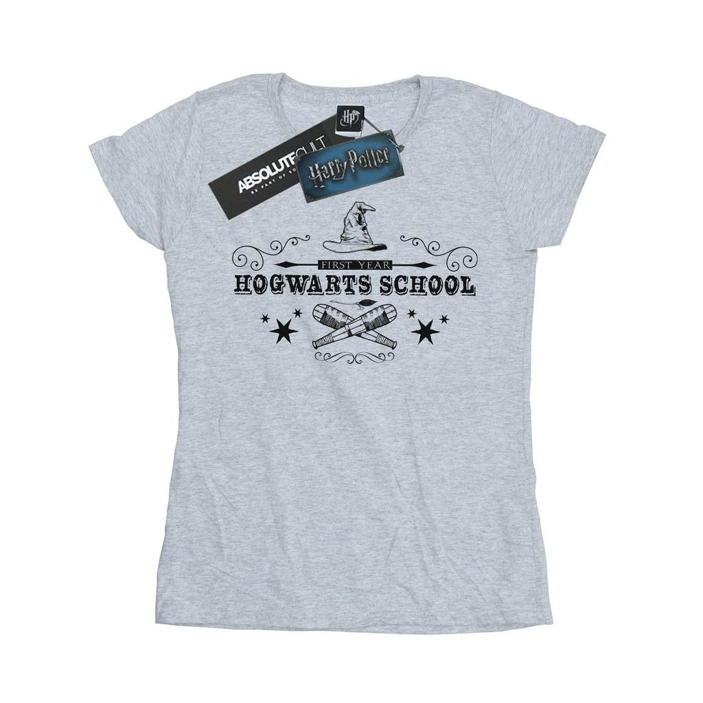 Harry Potter Womens/Ladies Hogwarts First Year Cotton T-Shirt