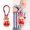 Adorable Puppy Plush Pendant Keychain - Cute Bag Charm for Couples