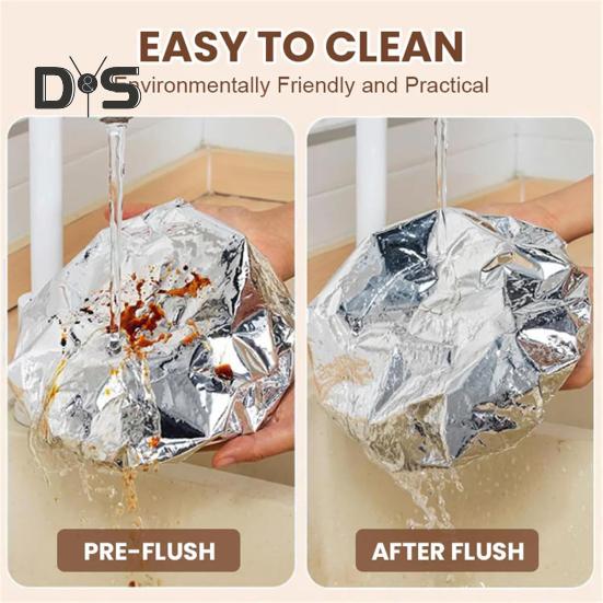 Изоляционная крышка из алюминиевой фольги, термостойкие пищевые покрытия для кухни, эластичные пакеты для сохранения свежести, крышки из алюминиевой фольги для хранения продуктов