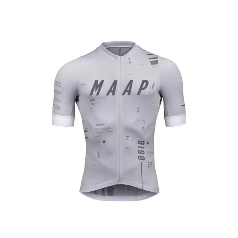 MAAP Quick-Dry Short Sleeve Cycling Jersey - Breathable Milk Silk for Mountain & Road Biking