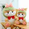 Cat Cute Dinosaur Plush Toys Bow Girl Children Birthday Holiday Gifts Dolls