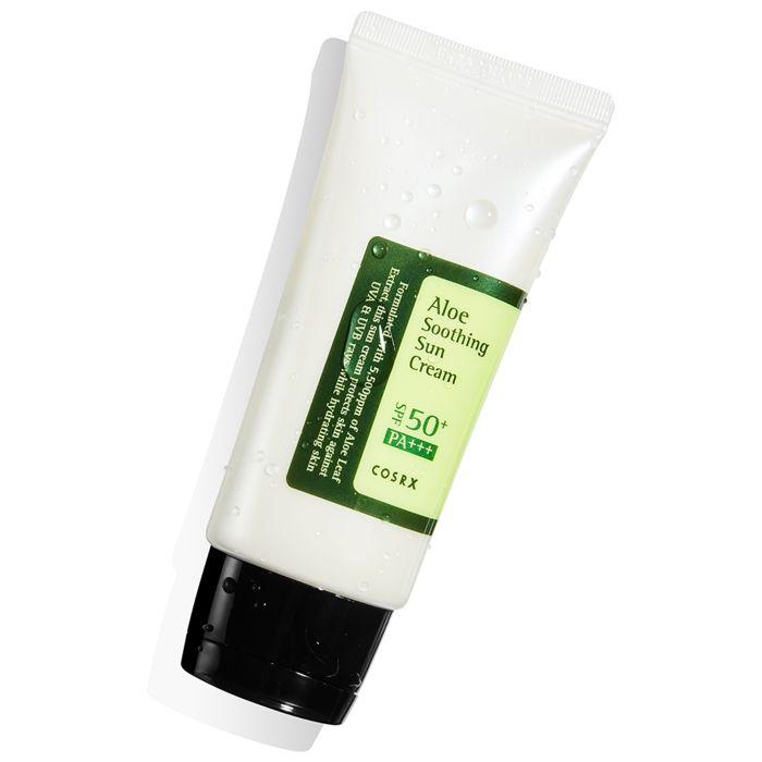 Cosrx Успокаивающий солнцезащитный крем с алоэ SPF 50+ PA++ 50 мл