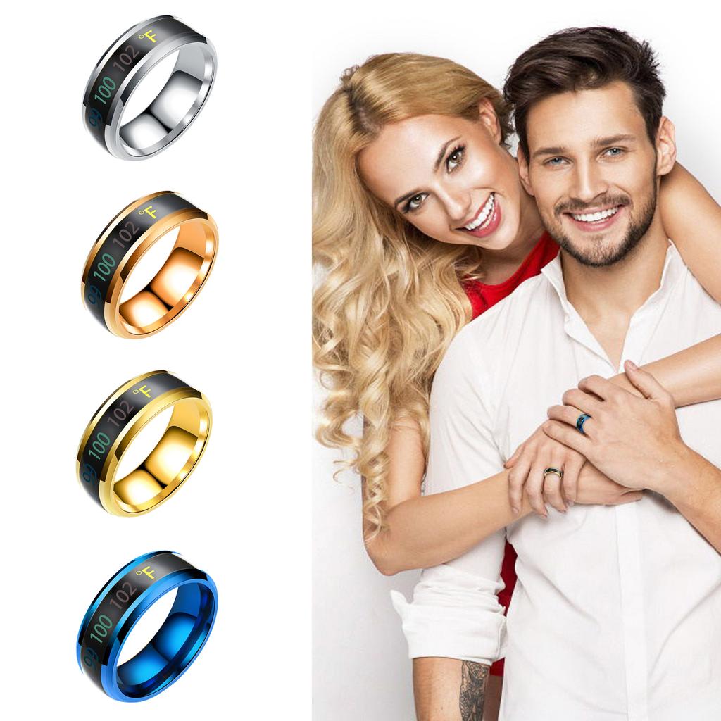 Physical Sensing Temperature Changes Display Ring