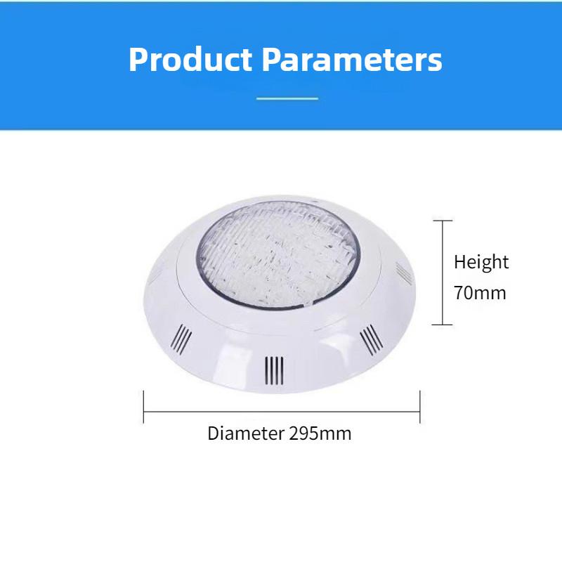 LED Wall Mounted Swimming Pool Lamp Outdoor IP68 Waterproof Underwater Light 12V Colorful Fountain Landscape Light