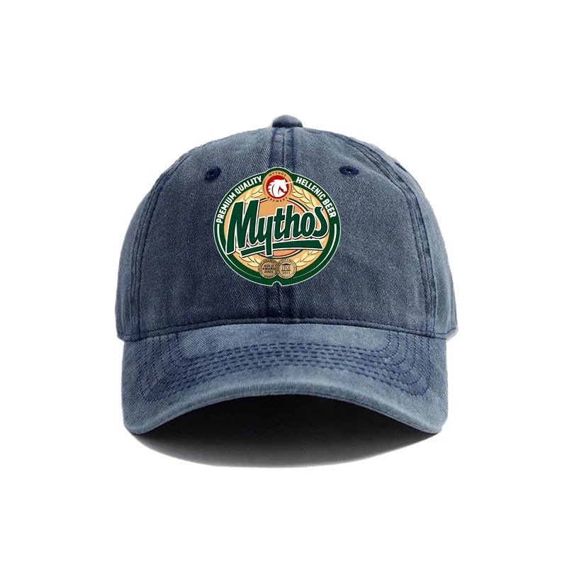 Кепки с логотипом Mythos Beer, потертые кепки, кепки дакфейс, унисекс, женские, ретро, для улицы, летние, регулируемые, кепки Mythos Greek Beer, повседневные