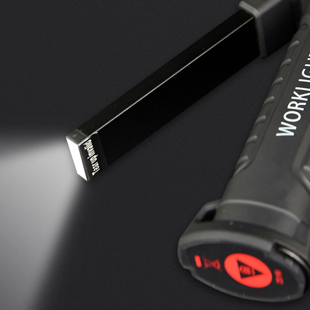 Большой USB-магнитный светодиодный фонарик, многофункциональный, яркий предупреждающий свет, рабочий фонарик для ремонта автомобилей