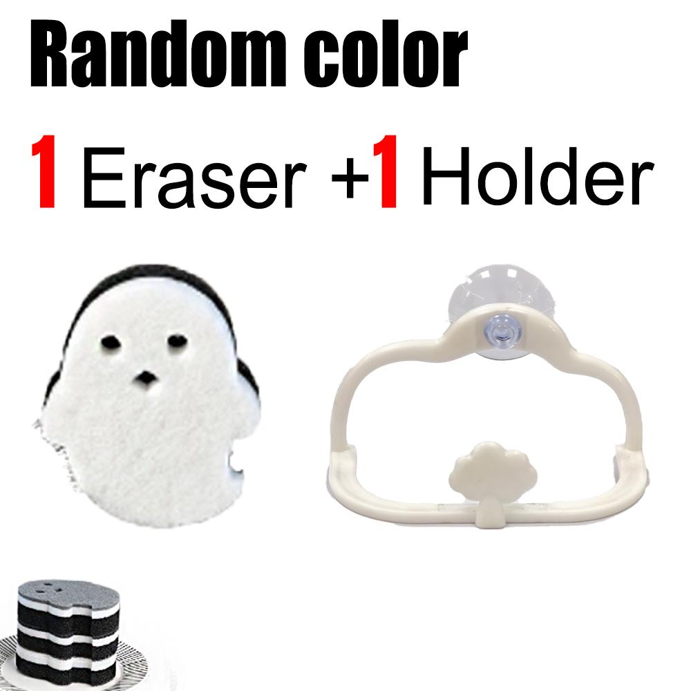 Multi-Purpose Ghost Clean Sponge Eraser Three-Layer Double-Sided Cleaning Eraser Random Color Kitchen Bathroom Remove Limescale