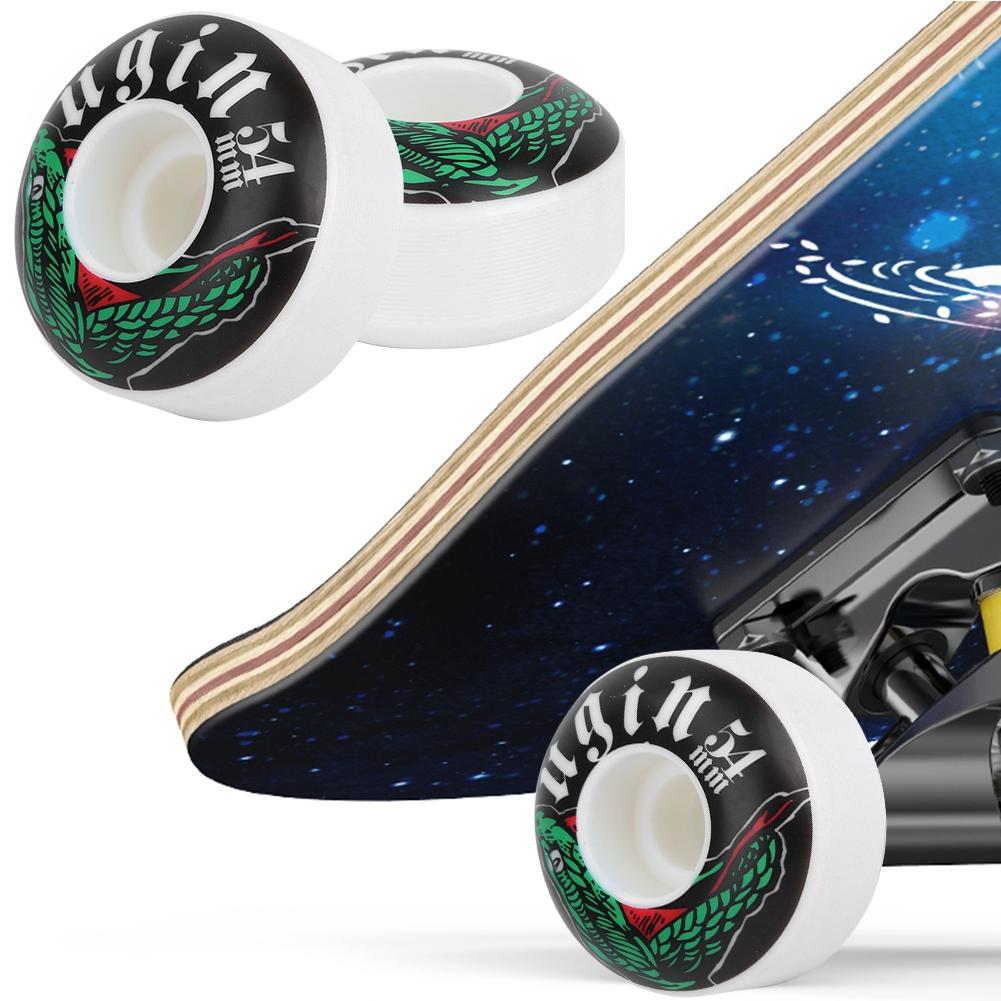 4 шт. 54*32 мм ПУ Дорожное Колесо для Скейта Лонгборда Высокопрочные Колеса для Скейтборда