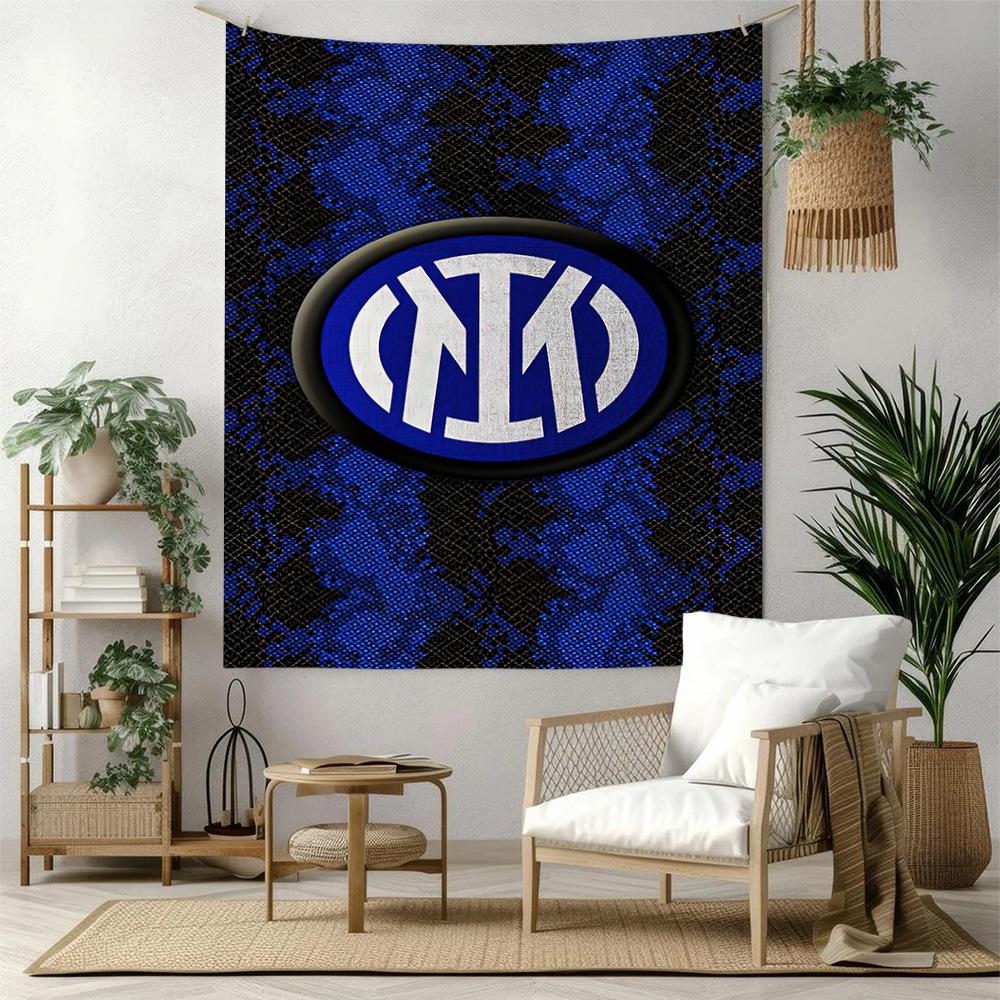 Inter Milan Wall Decor Tapestry Art For Pet Memorial Birthdaywedding Party Backdrop Family Gift
