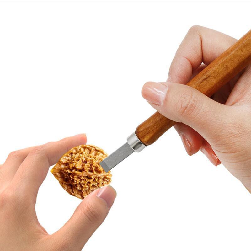 Wood Carving Chisel Knife Tools Woodworking Graver Set Carbon Steel Wood Carving Tools Engraving Knife Kit Hand Tools 12pcs