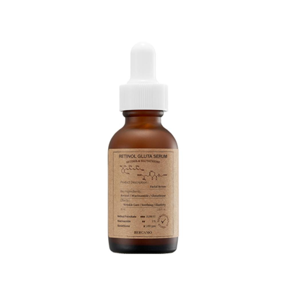 BERGAMO RETINOL GLUTA SERUM  30 ml - Koreańskie serum z retinolem