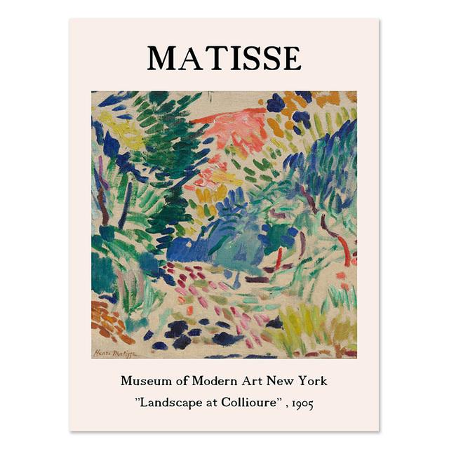 Vintage Henri Matisse Retro Posters Prints Abstract Wall Art Landscape Canvas Painting Gallery Pictures Living Room Home Decor
