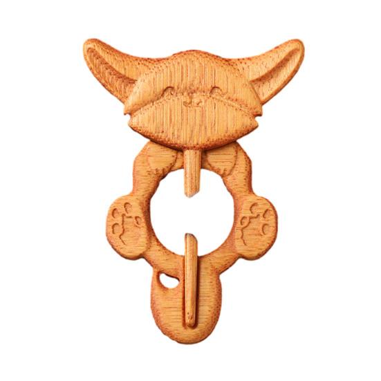 Деревянная брошь в виде животного Милая собака кошка булавка для свитера ручной работы птица кролик медведь черепаха брошь-булавка для свитеров шарфов шалей