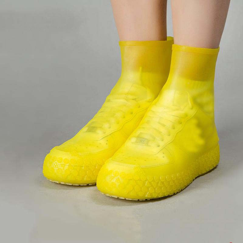 Силиконовый чехол для уличной обуви, латексный чехол для дождевых сапог, многоразовый пылезащитный чехол, водонепроницаемый, толстый, нескользящий, износостойкий, защитный чехол для ног