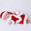 1 Набор Рождественских Костюмов для Фотосессий Новорожденных Праздничный Наряд для Фотографирования Малыша Мягкий Полиэстер Легко Надевать Одежда