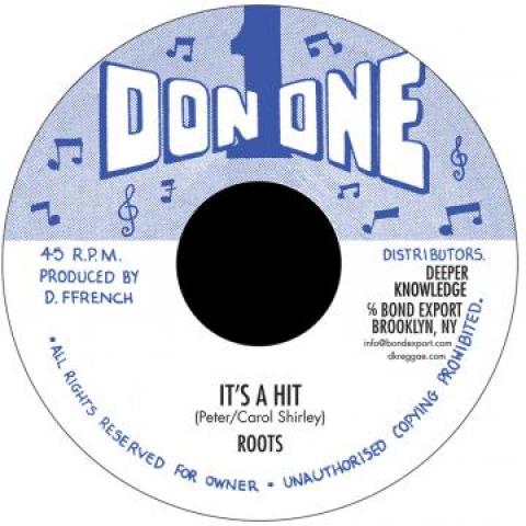7inch Record ROOTS Its A Hit Various BE039 Don OneBond Ex 197 US Reggae Ska Dub Used