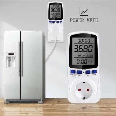 220 В 110 В Цифровой ЖК-ваттметр Вилка ЕС/Австралии/Великобритании/Франции/США Измеритель энергии Потребление электроэнергии