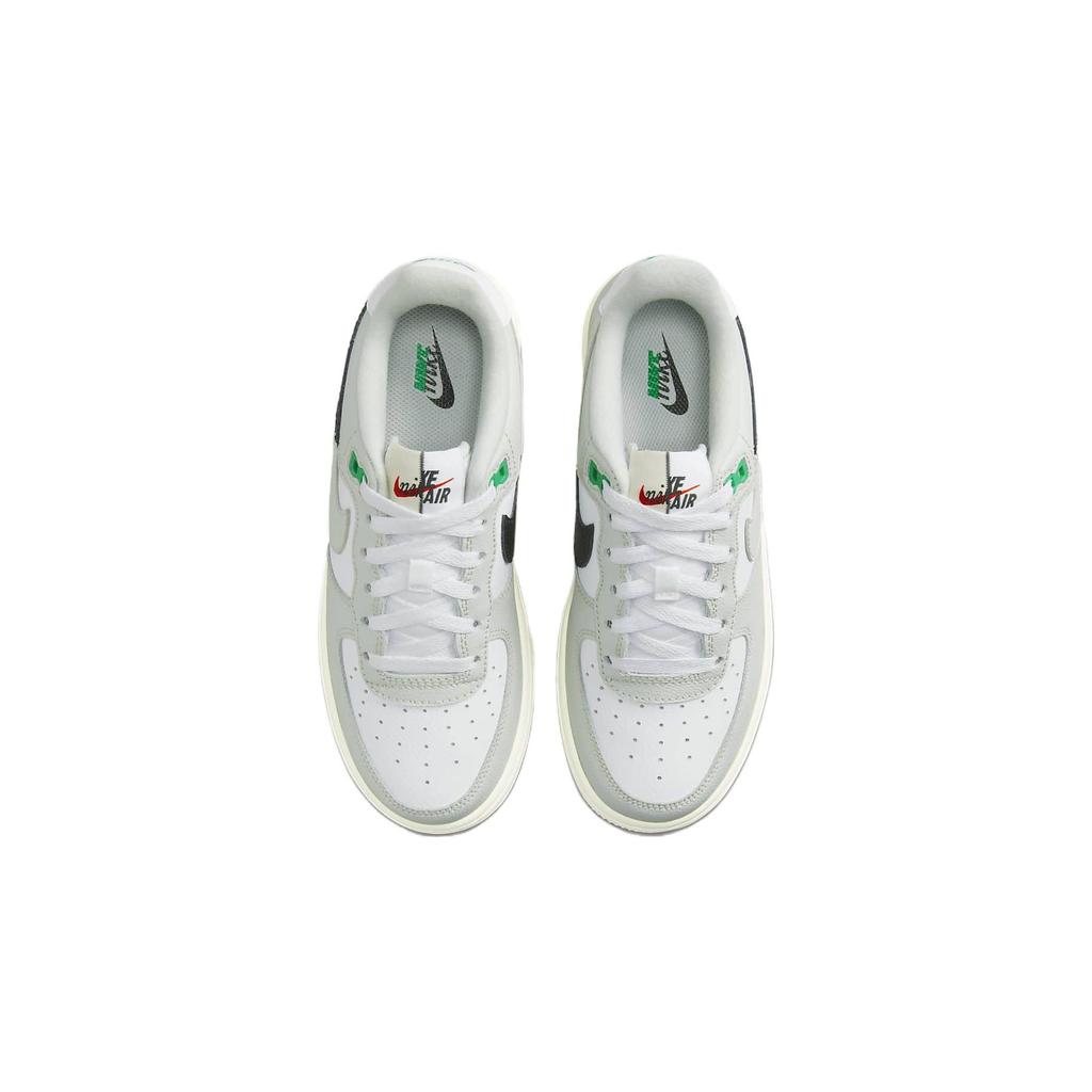 Nike Air Force 1 LV8 2 GS Split - Светло-серебристые детские кроссовки Серый Черный Белый DZ2660-001