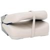 Foldable Boat Seat Set with Blue White Cushion