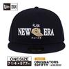 [New Era] Original Cap 59FIFTY Originator Unisex Black Cap (JP, Size: 57.7 cm, Black)