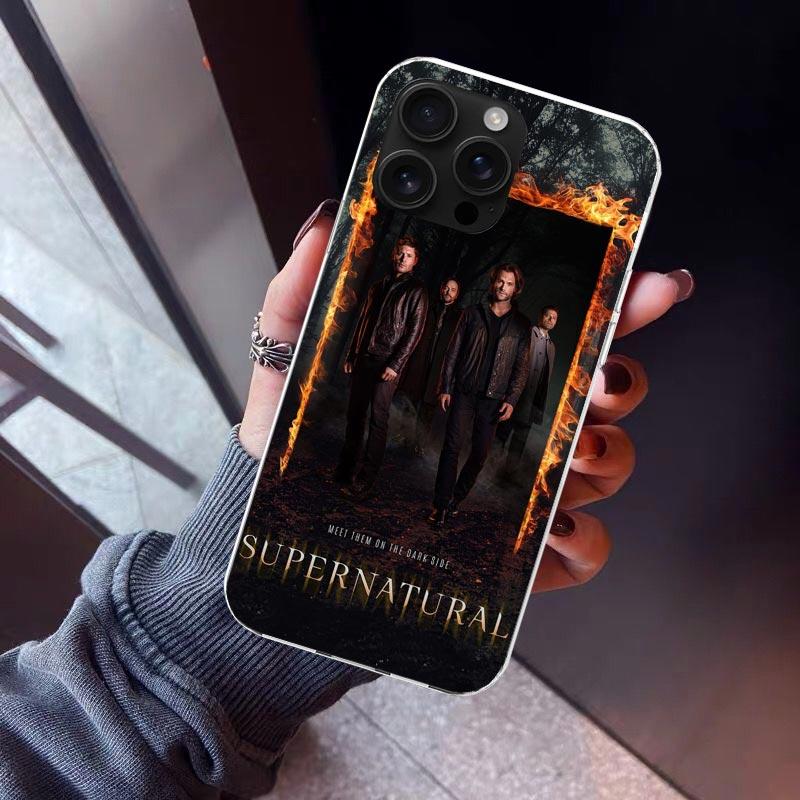 Babaite Supernatural SPN Чехол для телефона Дин и Сэм для iPhone 17 Air 11 13 Mini 14 15 Plus 16 12 Pro Max 16E SE 7 8 Узор Мягкий T